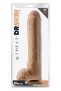 Duże dildo realistyczne wielki penis przyssawka 35 Blush