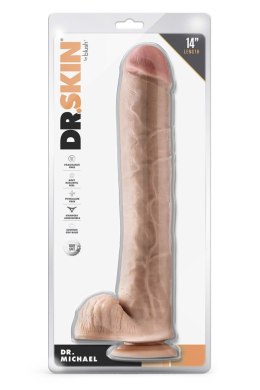 Duże dildo realistyczne wielki penis przyssawka 35 Blush