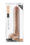 Duże dildo realistyczne wielki penis przyssawka 35 Blush