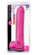 Duży penis naturalny gruby członek przyssawka 35cm Blush