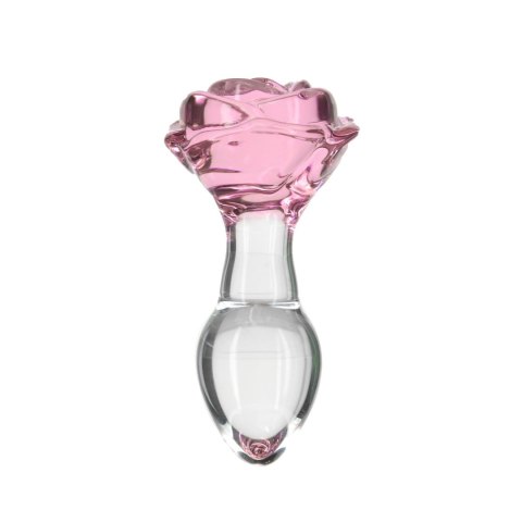 Pillow Talk - Rosy Luxurious Glass Anal Plug with Bonus Bullet Pillow Talk