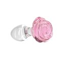 Pillow Talk - Rosy Luxurious Glass Anal Plug with Bonus Bullet Pillow Talk