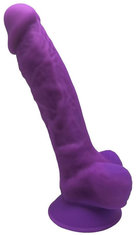 Dildo realistyczne penis jądra przyssawka sex 17cm Silexd