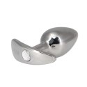 Pillow Talk - Sneaky Stainless Steel Butt Plug with Swarovski Crystal Pillow Talk