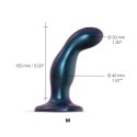 DILDO PLUG SNAKY BLEU METALLIC - M Strap-on-me