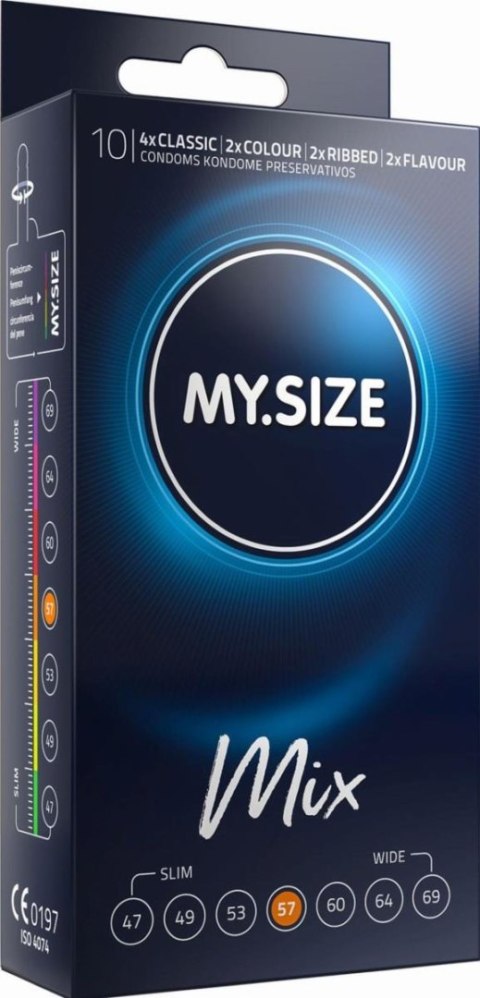 MY.SIZE Mix 57 mm Condoms- 10 pieces My.Size