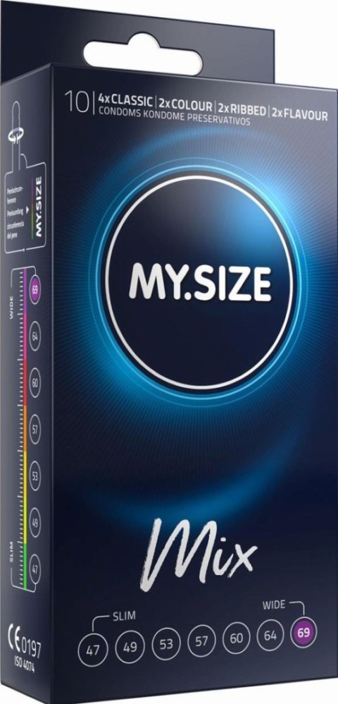 MY.SIZE Mix 69 mm Condoms- 10 pieces My.Size