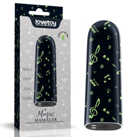 Rechargeable Glow-in-the-dark Music Massager Lovetoy