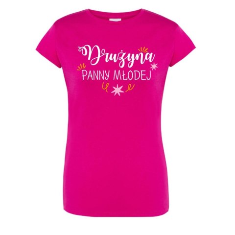 Różowa koszulka damska "Drużyna Panny Mlodej" L PropaGanda