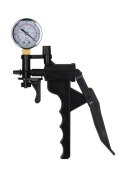 Elite Beginner Pump With PSI Gauge - Black Pumped