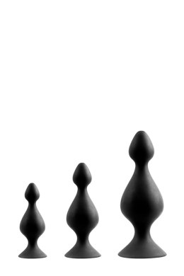 Zestaw-MENZSTUFF 3-PIECE ANAL PAWN SET BLACK Dream Toys