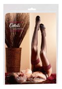 Stockings black/red 2 Cottelli LEGWEAR