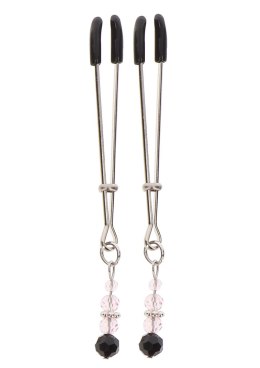 Tweezers With Beads Silver Taboom