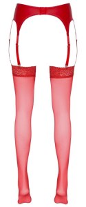 Stockings red 2 Cottelli LEGWEAR