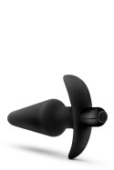 ANAL ADVENTURES PLATINUM SILICONE VIBRATING PLUG BLACK Blush