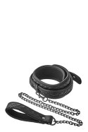 BLAZE COLLAR LEASH DIAMOND BLACK Dream Toys