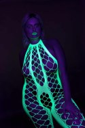 Bodystocking with Halterneck - Green - XS/XL Ouch!