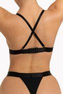 MAURA SET BLACK BRA+THONG S/M