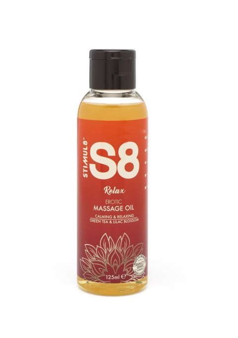 S8 Massage Oil 125ml Green Tea & Lilac Blossom Stimul8 S8