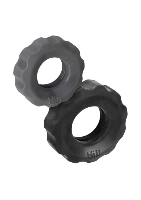 Cog 2-Size Cockrings Grey