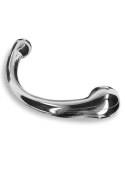 Curved Pleasure Steel Wand Silver