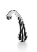 Curved Pleasure Steel Wand Silver