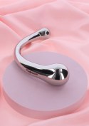 Curved Pleasure Steel Wand Silver