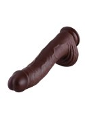 Hismith KlicLok Dildo 32 cm Brown skin tone