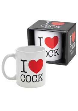 I Love Cock Mug Black