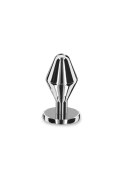 Massive Steel Butt Plug - M Silver