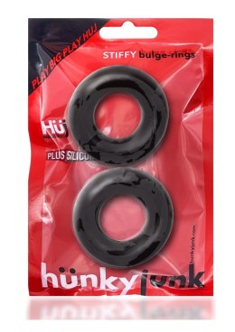 Stiffy 2-pack bulge Cockrings Black