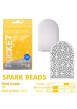 Tenga Pocket Spark Beads Transparent