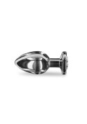 Weighted Steel Butt Plug - S Silver