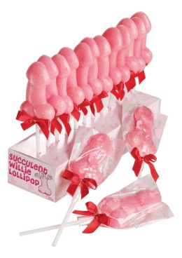 Willie Lollipop Display 24 Pcs Pink