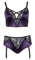 BH Set purple/black XL Cottelli CURVES