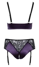 BH Set purple/black XL Cottelli CURVES