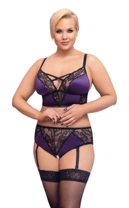 BH Set purple/black3XL Cottelli CURVES