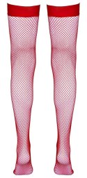 Hold-up Stockings red L Cottelli LEGWEAR