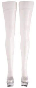 Hold-up Stockings white 2 Cottelli LEGWEAR