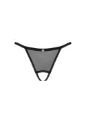 Celia Noir crotchless thong XS/S Obsessive