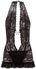 Lace Dress black L Cottelli LINGERIE