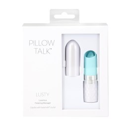 Pillow Talk - Lusty Luxurious Flickering Massager Teal Pillow Talk