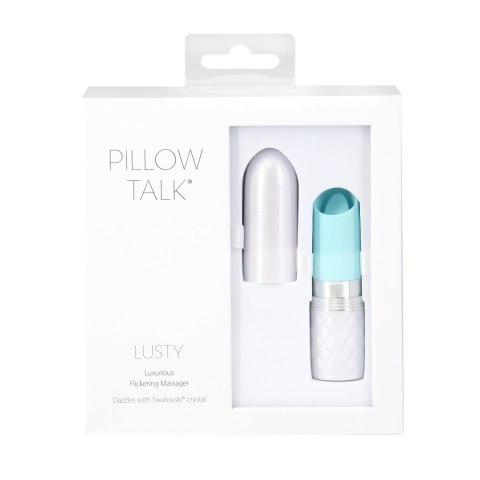 Pillow Talk - Lusty Luxurious Flickering Massager Teal Pillow Talk