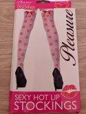 Pleasure SEXY HOT LIP STOCKINGS