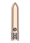 Glitz - Rechargeable ABS Bullet - Rose Gold Royal Gems