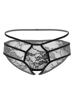 Jade crotchless bikini panty Black