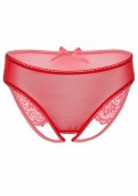 Nicolette crotchless panty Red