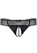 Roxanne crotchless string Black