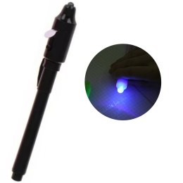Długopis UV dioda led niewidzialne napisy do ściąg GEDE