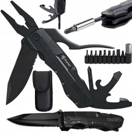 FOXTER® MULTITOOL RX NARZĘDZIE WIELOFUNKCYJNE SURVIVAL ETUI 16W1 Hurtomax